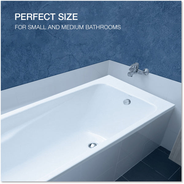 Reach 1700mm Drop-in Acrylic Bathtub In White