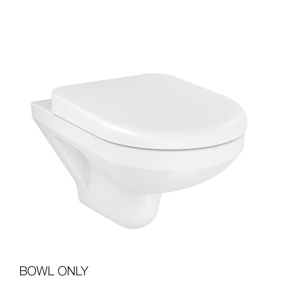 Span Round Wall Hung Toilet Bowl Without Toilet Seat Cover In
