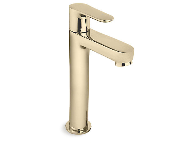 July Tall Cold only Basin Faucet in French Gold Finish