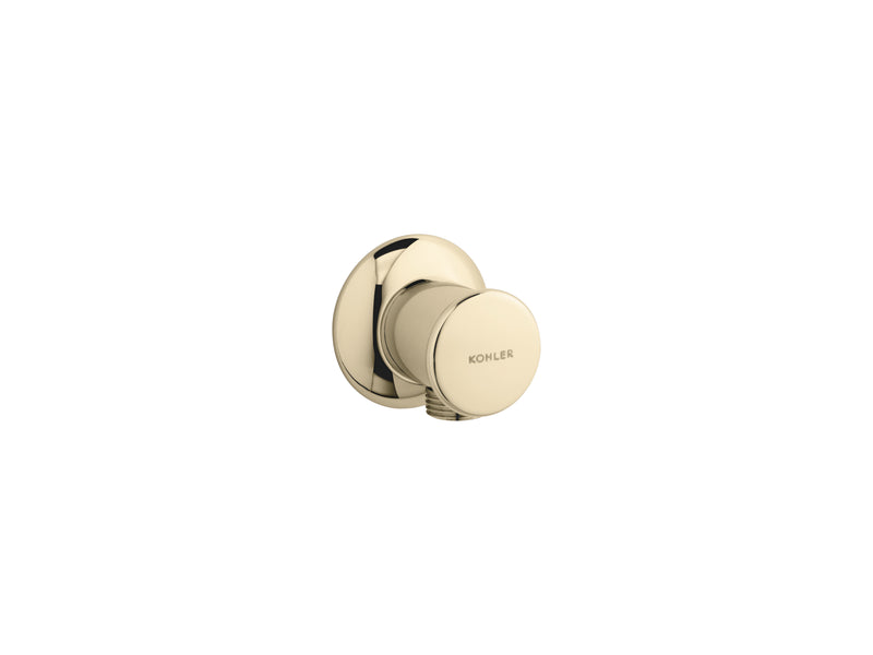 Wall Supply Outlet With Flange In French Gold Finish