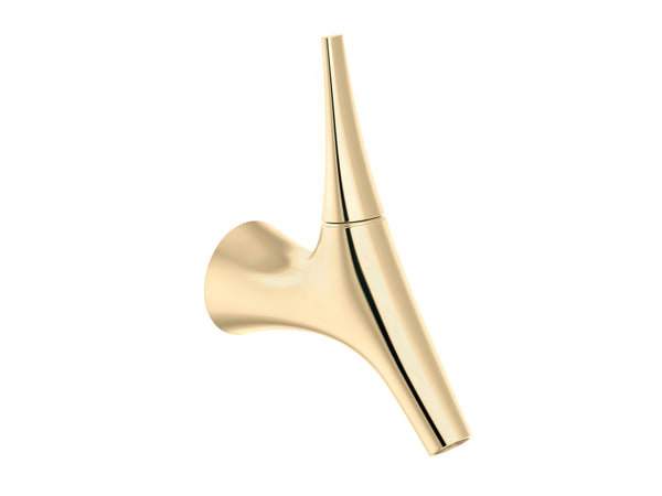 Vive Wall-Mount Basin Mixer In French gold Finish
