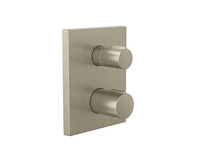 Autosense Thermostatic Recessed B&S Universal Trim in Brushed Nickel finish
