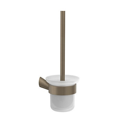 Accent Toilet Brush Holder in Brushed Bronze finish