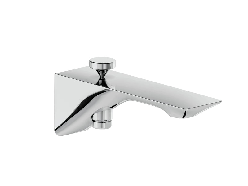 Modernlife Edge Bath Spout with Diverter in Polished Chrome finish
