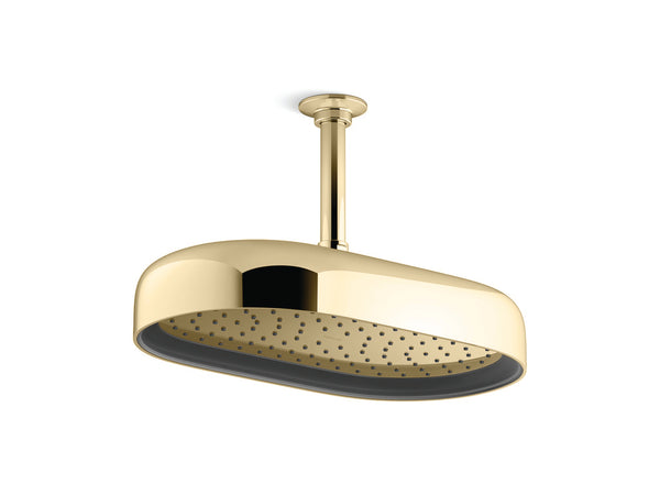 Statement 305Mm/12Inch Oblong Rainhead In French Gold Finish
