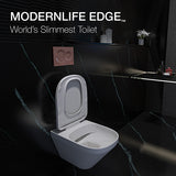 Modern Life Edge Wall hung toilet in White