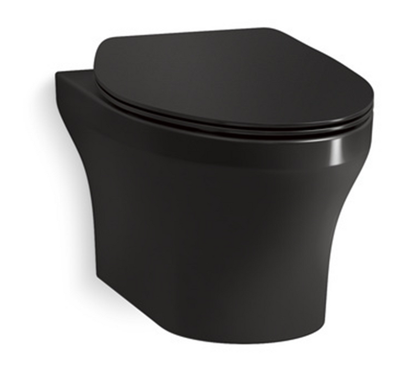 Spacity Wall hung Toilet bowl in Black