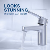 July Comfort Height Basin Faucet in Polished chrome finish