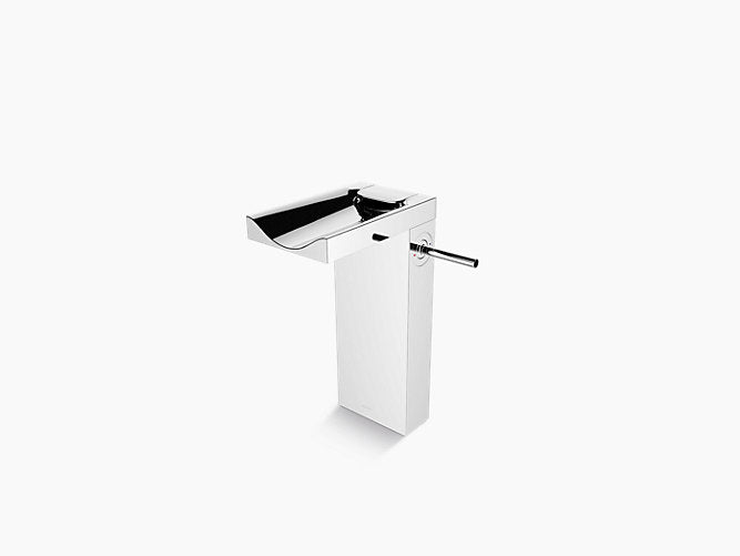 Beitou Tall Basin Mixer Faucet in Polished Chrome finish