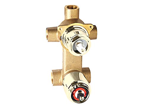 Aqua Turbo 360® Manual High Flow Valve in French Gold finish