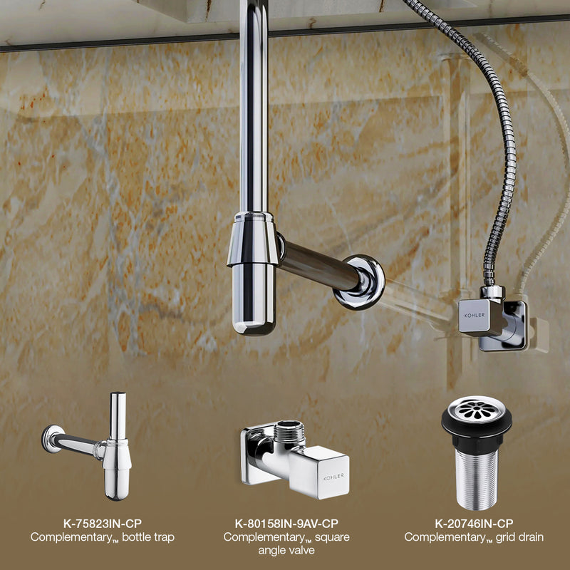 Basin fitting pack in Chrome CO8