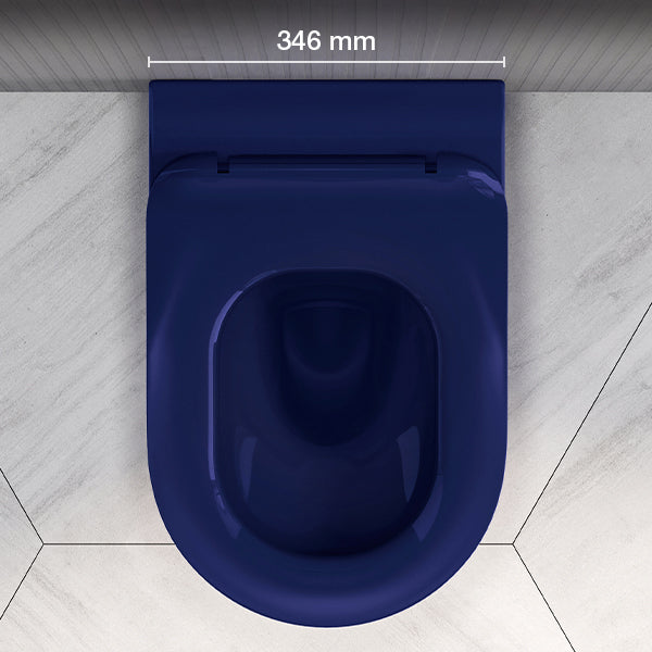 Vive Toilet wall hung bowl and seat cover combo