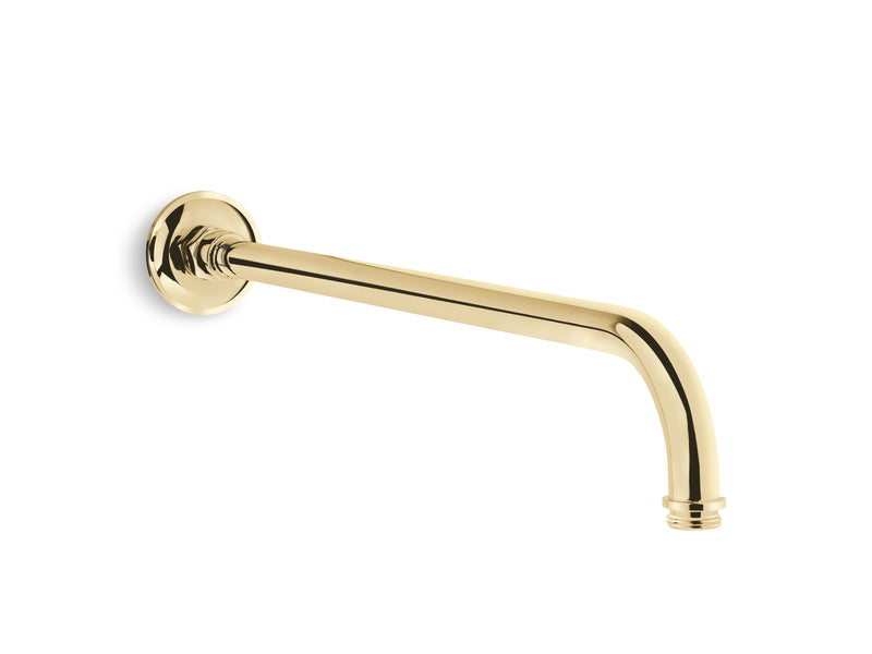 Wall-mount Shower Arm 463mm In French Gold finish