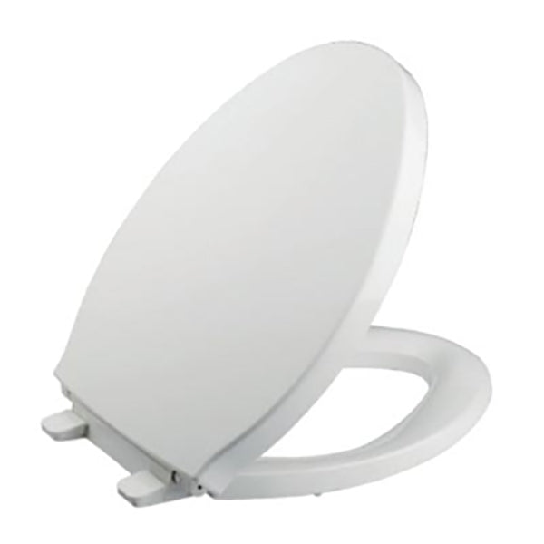 Ove Elongated Quiet Close Toilet Seat Cover in White colour