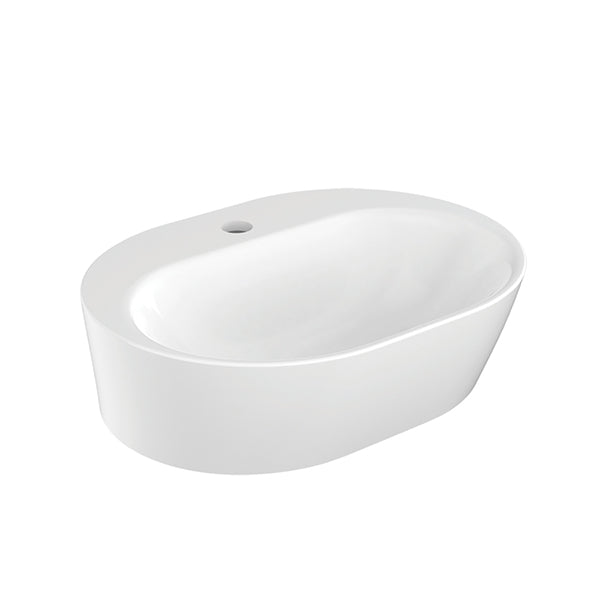 Pack of 2 Span Round Washbasin in White