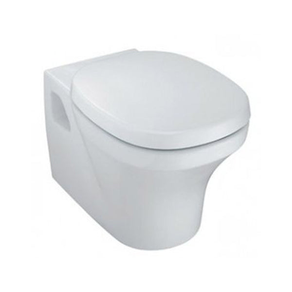 Freelance Wall Hung Toilet Without Toilet Seat Cover In White