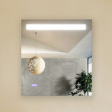 Kohler Forefront Square Mirror with LED, Infra Red Switch and Digital Clock
