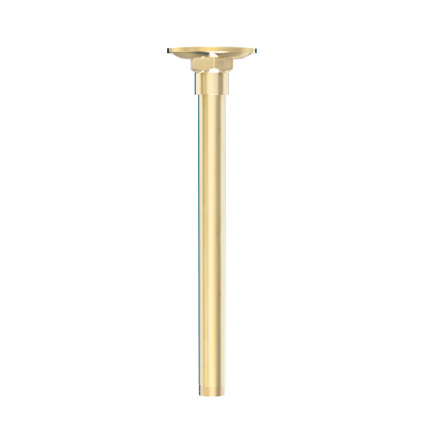 Mastershower Ceiling mount shower Arm In French Gold Finish