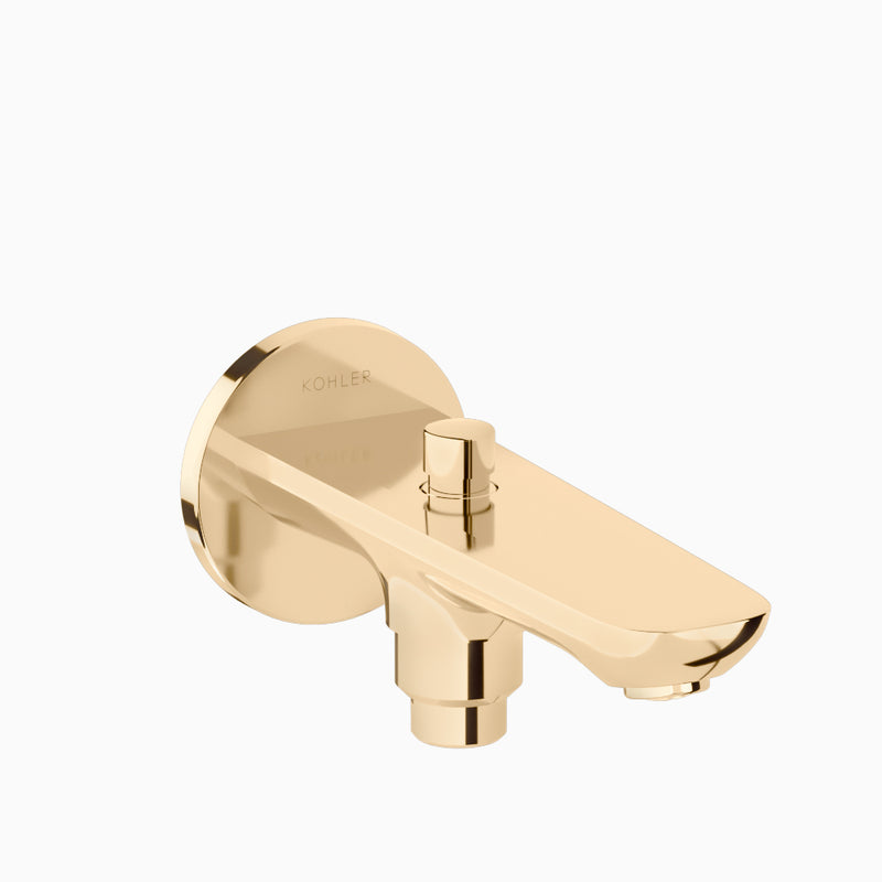 Kohler Aleo Bathspout With Button In French Gold Finish