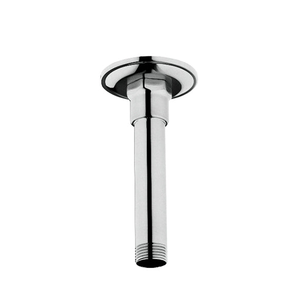 Combo- Rain shower round with ceiling mount shower arm in Polished chrome