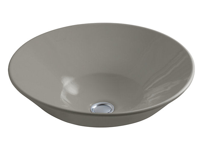 Conical Bell Round Table Top Wash Basin In Cashmere Finish