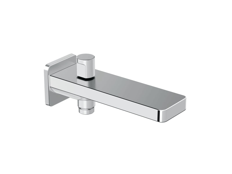 Parallel Bath Spout With Diverter in Polished Chrome finish