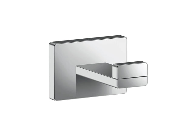 Complementary® Square Single Robe Hook in Polished Chrome finish