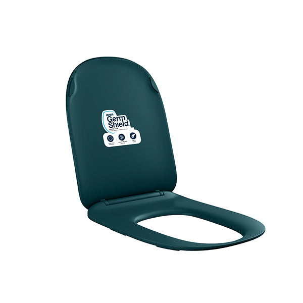 Modern Life Edge Toilet Seat Cover In Peacock finish
