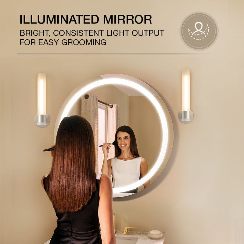 Vitality Inset 1000mm Circle Light Mirror