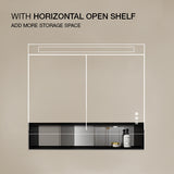 Urbanity Horizontal Mirror cabinet shelf 900mm x 212mm