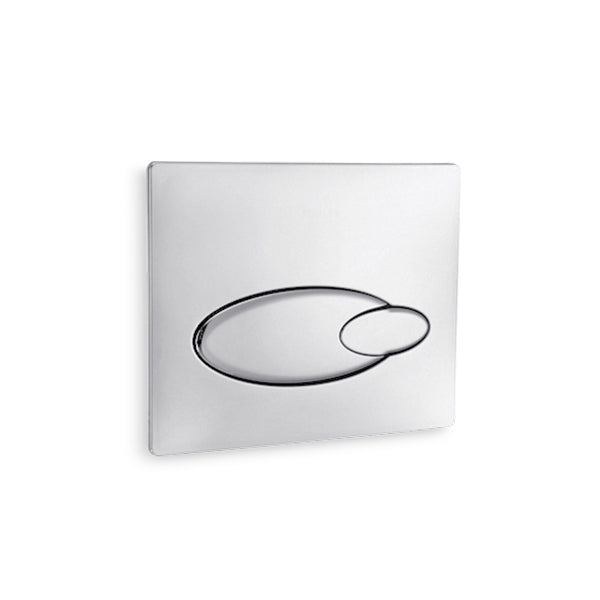 Droplet Face Plate For Inwall Tank in Polished chrome finish