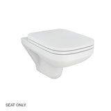 Kohler Span Square Quiet Close Toilet Seat cover in White