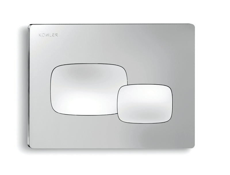 Pebble Faceplate in Polished Chrome finish