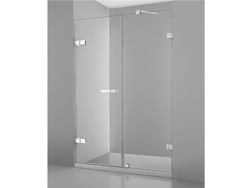 Singulier 1Door 1Panel- Straight in Polished Chrome