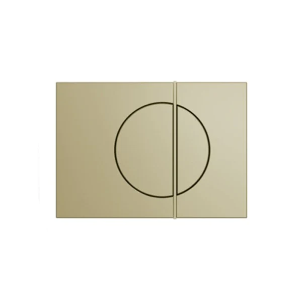 Note Faceplate in Brushed Bronze finish