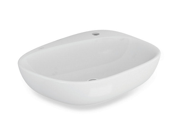 Kankara Basin with faucet hole in white colour