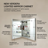 New Verdera 866mmx762mm Mirror Cabinet