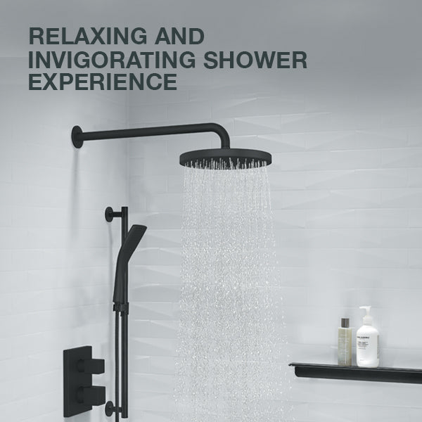 Complementary Showerarm In Matte Black Finish