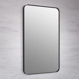 Kohler Essential Rectangular Mirror In Matte Black Finish