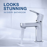 July Short body Cold Only Basin Tap In Polished Chrome finish