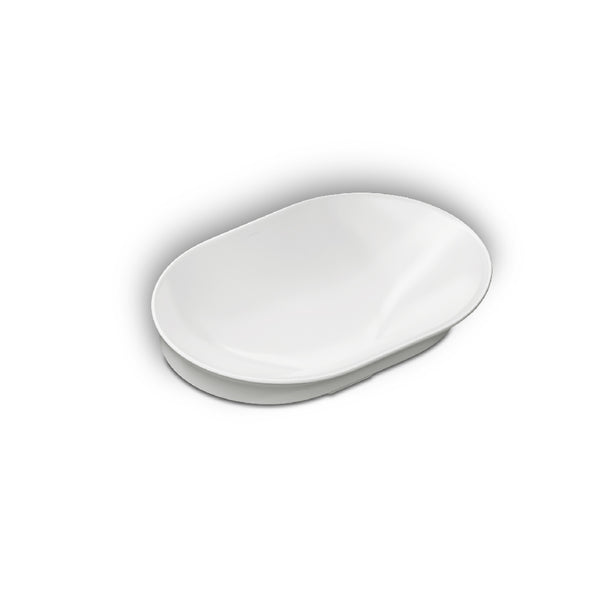 Kohler Vive Capsule Vessel Basin without Faucet Hole in White