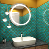 Grooming area- Vitality mirror with Modern life white basin combo