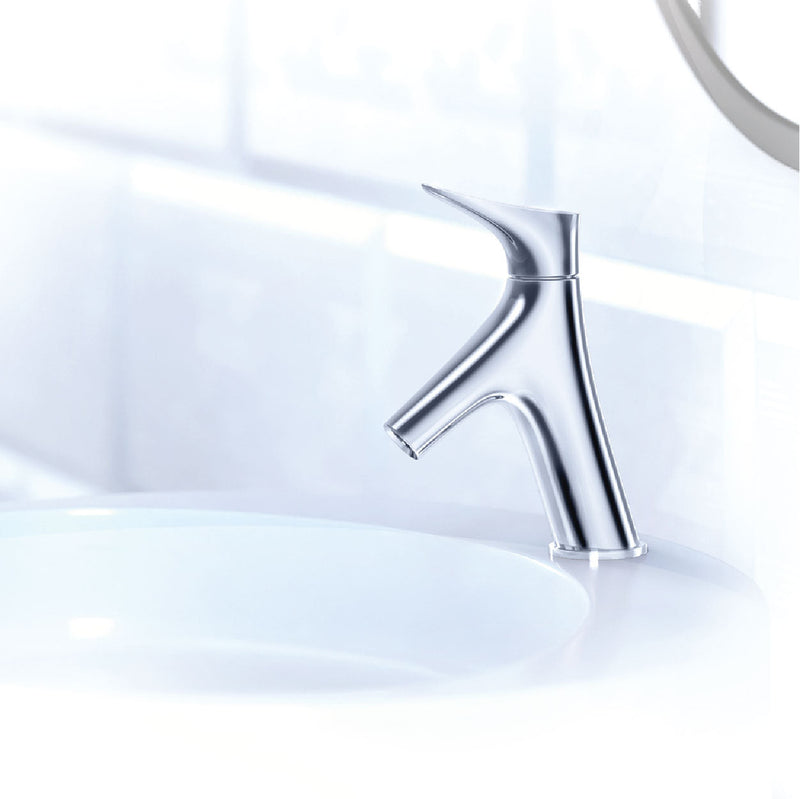Vive Cold only Short body Basin Tap in Polished Chrome Finish