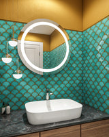 Grooming area- Vitality mirror with Modern life white basin combo