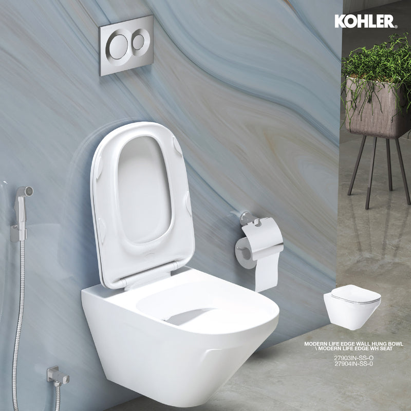 Modern life edge Toilet Wall hung & Seat cover combo