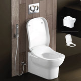 Replay Toilet Wall hung & Seat cover combo