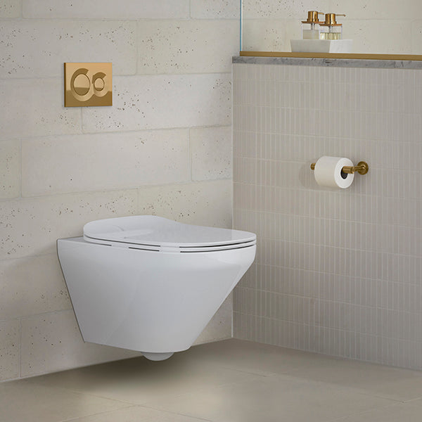 Modern Life Edge Wall hung toilet in White