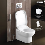 Replay Toilet Wall hung & Seat cover combo